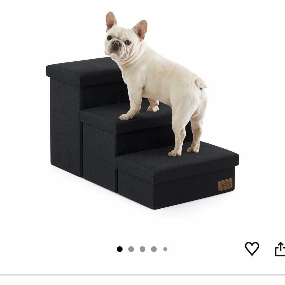 Amazon Black Pet Stairs for Dogs